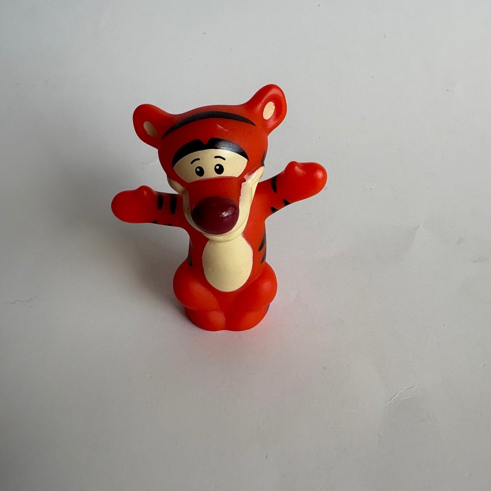 Fisher Price Little People Disney Winnie the Pooh Tigger Figure Orange Tiger